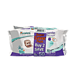 Himalaya Gentle Baby Wipes - With Aloe & Indian Lotus 72 pcs (Pack of 2)