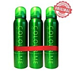 Colour Me Green Body Spray 150 ml Set of 3