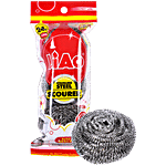 Liao Grease/Stain/Dirt Cleaning Steel Scrubber - Grey, H130046 GR 75 g