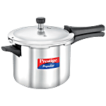 Prestige Popular Stainless Steel Outer Lid Pressure Cooker (20652) 5 L