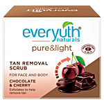 Everyuth Naturals Pure & Light Tan Removal Choco Cherry Scrub 50 g Bottle