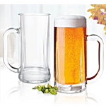Treo Ronald Cool Transparent Glass Beer Mug 2 pcs