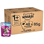 Whiskas Adult Wet Cat Food - Super Saver Pack, 1+ Year, Tuna In Jelly 85 g Pack of 48