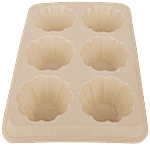 Silcone Silcone Muffin/Cupcake Moulds Tray - Assorted colors 1 pc