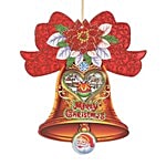 DP Christmas-Xmas Decorative Hangable Bell - Paper, Multicolour, BB1126-9 1 pc
