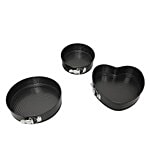 DP Cake-Chocolate Moulds - Metal, Grey, BB 1013 GRY 3 pcs