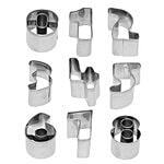 Digital Stainless Steel Cookie-Brownie Cutters & Slicer - Silver, BB 1029 SLVR 3 pcs
