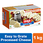 Amul Processed Cheese Block - Easy To Grate 1 kg Carton