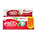 Dabur Red Red Ayurvedic Fluoride Free Toothpaste 800 g (4 x 200 g)