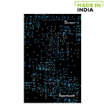 Paperkraft 5 Subjects Notebook - Expression Series, Black With Dots 1 pc