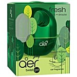 Godrej Aer Car Air Freshener Twist Gel - Fresh Forest Drizzle 45 g