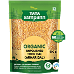Tata Sampann Organic Toor Dal/Togari Bele 500 g