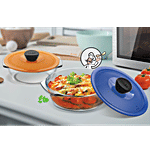 Treo Borosilicate Glass Round Casserole With Lid - Bakeware Casserole 750 ml