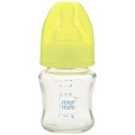 Mee Mee Premium Glass Feeding Bottle - Green 50 ml