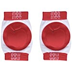 Mee Mee Soft Baby Knee/Elbow Pads - Red 1 pair