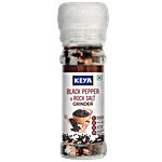 Keya Black Pepper & Rock Salt Grinder 80 g