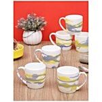Claycraft Alton Coffee Mugs - Vista Purple 220 ml (Set of 6)