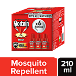 Mortein Insta Mosquito Repellent Liquid Refill - 100% Protection From Dengue Mosquitoes 35 ml Pack of 6