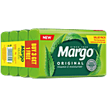Margo Original Neem Soap With Goodness Of 1000 Neem Leaves 75 g Pouch 4x75 g
