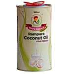 Rampura Coconut Oil - Cold Pressed 500 g Tin