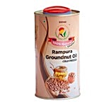 Rampura Groundnut Oil - Cold Pressed 500 g Tin