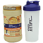 Saffola FITTIFY Gourmet Hi Protein Slim Meal-Shake - Cookies & Cream, 12 Servings 420 g Bottle