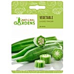 National Gardens Ladies Finger Seeds 30 Seeds