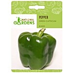 National Gardens Green Capsicum/Pepper Seeds 20 Seeds
