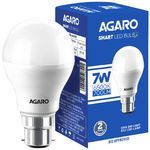 AGARO LED Bulb - 7 Watt, Cool Daylight, B22 Base 1 pc 