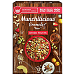 Munchilicious Granola  Breakfast Cereals - Dried Fruits, Gluten Free, Steel Cut Oats, Healthy 500 g 