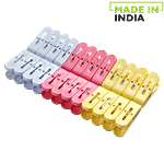 Mr. Boss Coral Cloth Plastic Clip 24 pcs