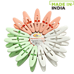 Mr. Boss Petal Plastic Cloth Clip 15 pcs