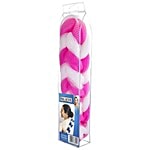 Panache Shower Sponge - Pink & White, Colour May Vary 1 pc