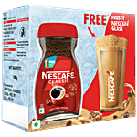 Nescafe  Classic Instant Coffee Powder 180 g (Get Frosty Glass/Red Mug Free)