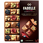 Fabelle Exquisite Open Secret Chocolates - Milk Topped With Nuts & Berries 121 g 