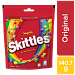 Skittles Bite-Size Fruit Flavour Candies - Original 140.7 g Pouch