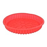 DP Silicone Cake Baking Mould, Flower Shaped - Red, BB 157 1 pc