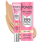 Ponds BB+ Cream - With SPF 30 PA++, For Spot Coverage, Light Make-Up Glow 18 g