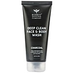 Bombay Shaving Company Activated Charcoal Face & Body Wash - With Anti-Pollution Effect 200 ml