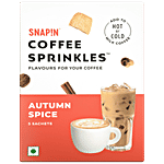 Snapin Coffee Sprinkles - Autumn Spice 40 g Box (5 Sachets x 8 g each)