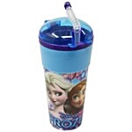 Hm International Disney Frozen 2-In-1 Snackeez Bottle With Snack Box 470 ml 