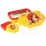 Hm International Disney Belle Princess Insulated Hot Case Kids Plastic Lunch Box With Steel Tray 1 pc