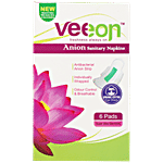 VEEON Anion Sanitary Napkins - Ultra Slim XXXL 6 pcs