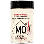 MO's Superfoods Fresh Cream Cheese - Onion Pepper, Kefir 200 g Bottle