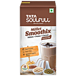 Tata Soulfull Millet Smoothix - Cocoa Lite, With 12 All Natural Grains, High Protein & Fibre 150 g (5 Sachets x 30 g each)