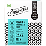 Serapheena Cocoa Heaven Cake Mix - Jowar & Sweet Potato Flour 200 g Carton