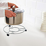 Anjali Table Ring - Stainless Steel, Large 1 pc