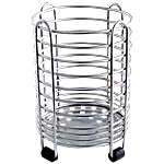 Anjali Stainless Steel Cutlery - Spoon Stand, Round 1 pc