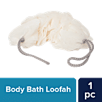 bb home Body Bath Loofah Scrubber - Cream 1 pc