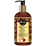 Oriental Botanics Red Onion Hair Shampoo - With Biotin, Argan Oil, Caffeine, Protein, 27 Hair Boosters 300 ml